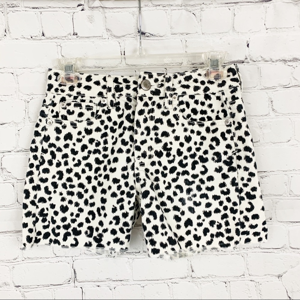 American Eagle Outfitters leopard print shorts